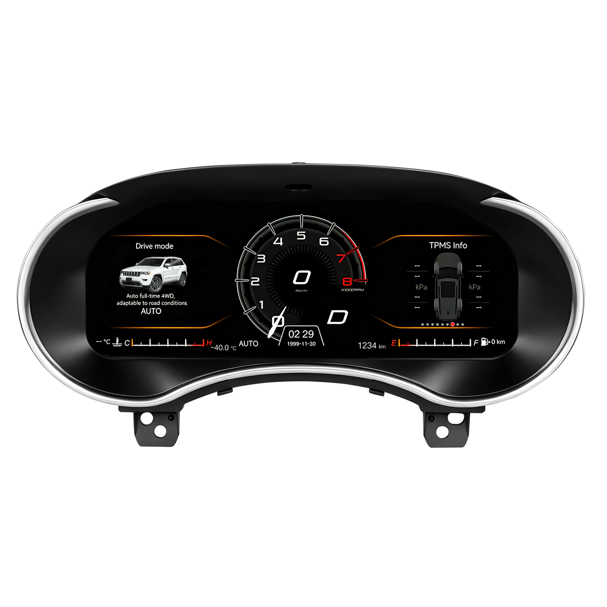 Дигитално табло 12.3″ за Jeep Grand Cherokee 2014–2021 — изглед 3
