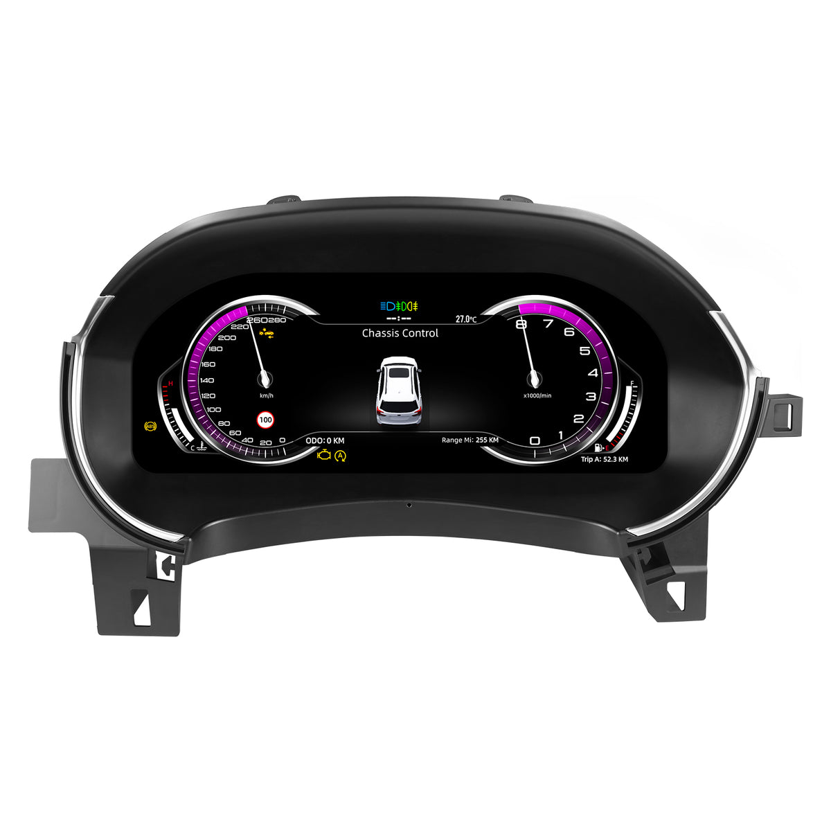 Дигитално табло 12.3″ за Nissan Qashqai J11 / Rogue Sport — изглед 2