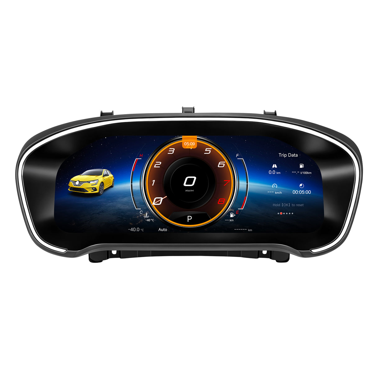 Дигитално табло 12.3″ за Renault Megane IV 2016–2024 — изглед 3