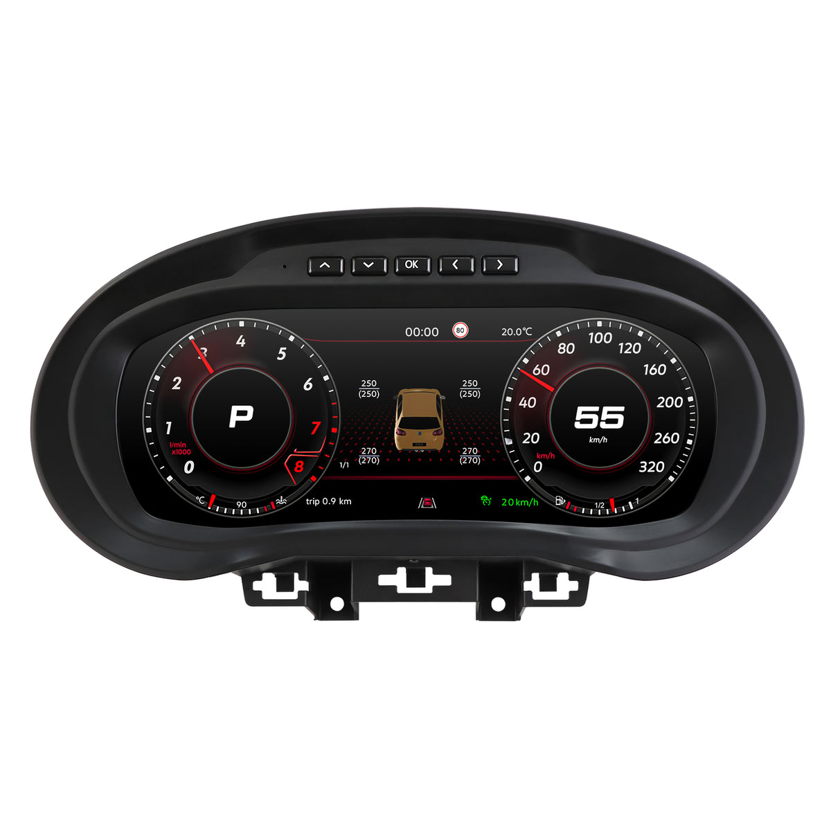 Дигитално табло 10.25″ за Volkswagen Polo 6R / Amarok — изглед 4
