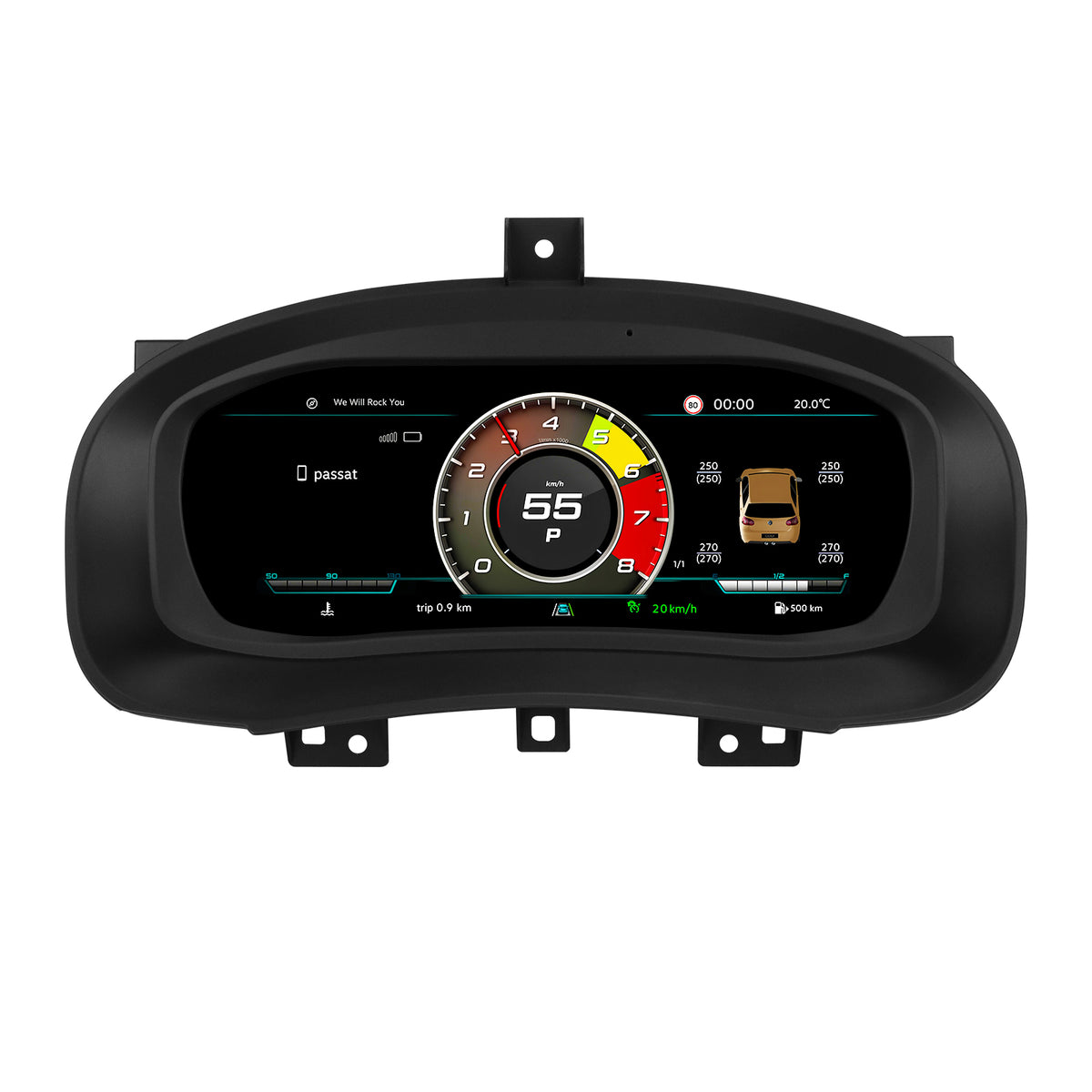 Дигитално табло 10.25″ за Skoda Fabia II 2007–2014 — изглед 2