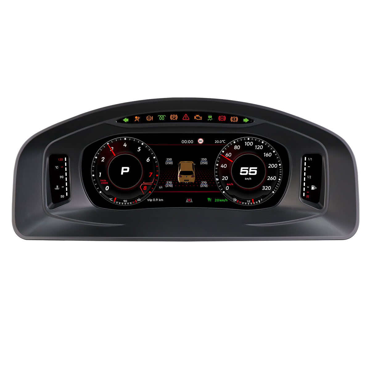 Дигитално табло 10.25″ за Volkswagen Multivan T5 2008–2015 — изглед 3
