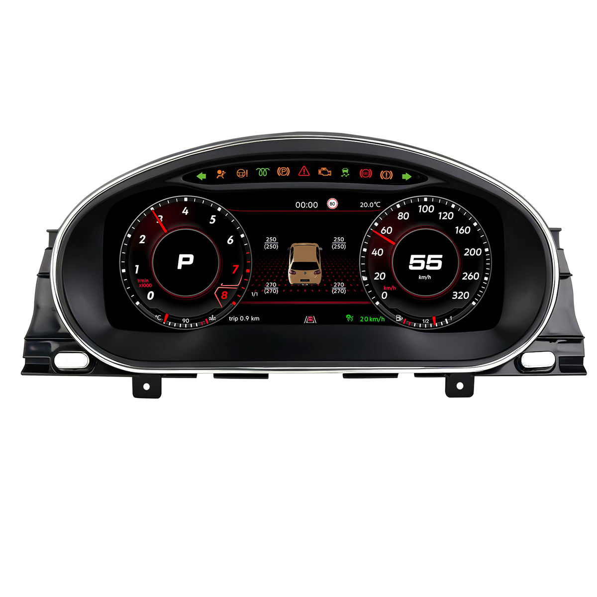 Дигитално табло 12.3″ за Volkswagen Passat B7 / CC — PQ — изглед 4