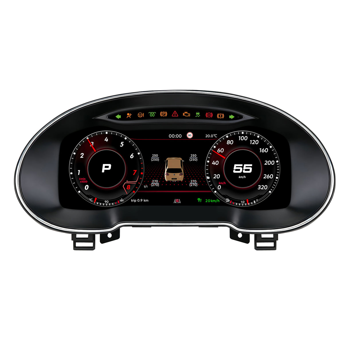 Дигитално табло 12.3″ за Skoda Octavia III 2014–2020 — MQB — изглед 4