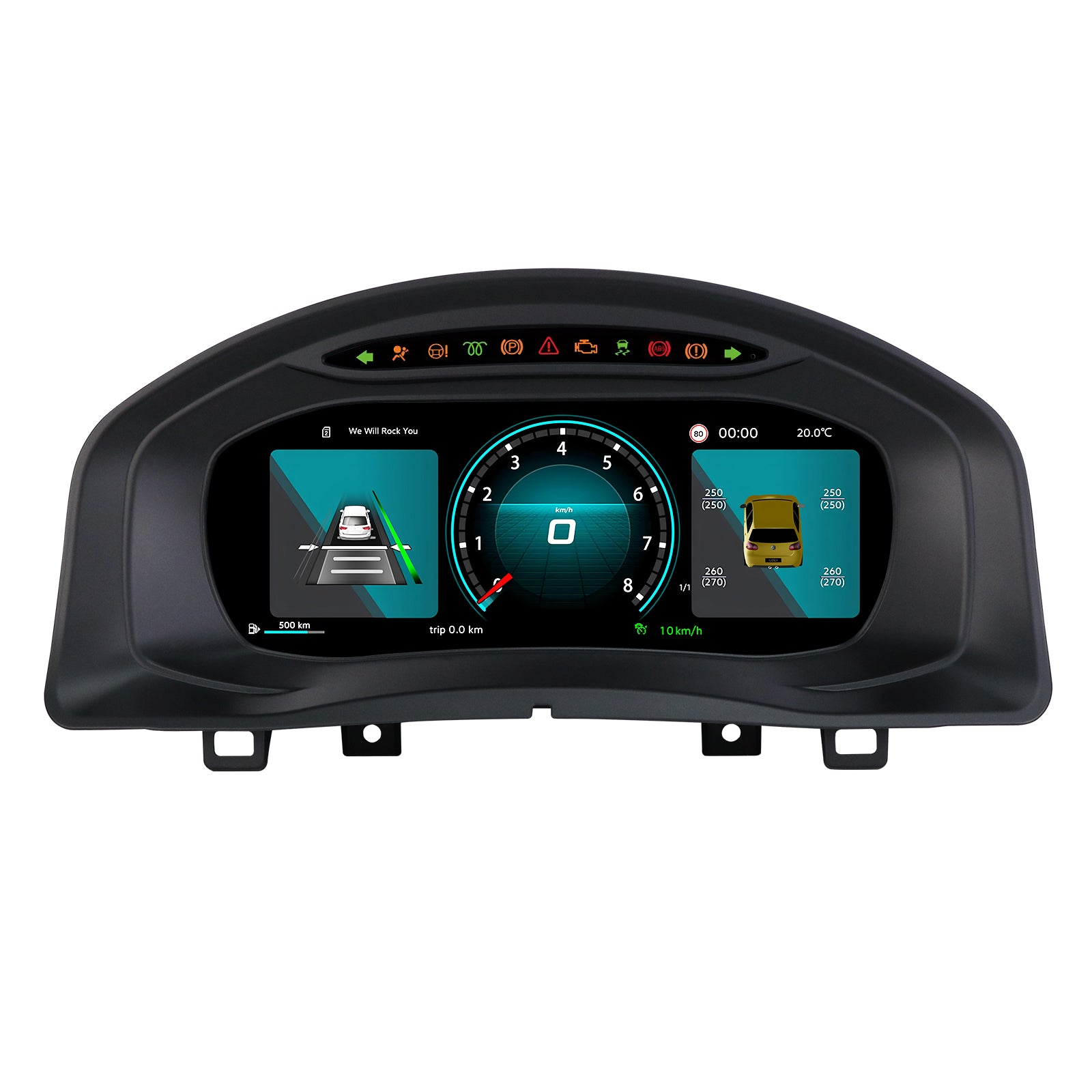 Дигитално табло 10.25″ за Volkswagen Tiguan 5N 2008–2016 — PQ — изглед 1
