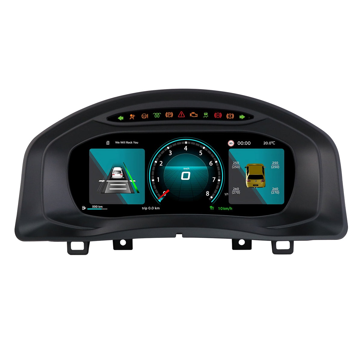 Дигитално табло 10.25″ за Volkswagen Tiguan 5N 2008–2016 — PQ — изглед 1