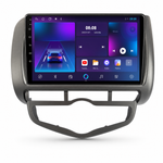 Android мултимедия с рамка за Honda Jazz Fit GD 2002-2007, 9-инчов QLED дисплей, CarPlay и навигация, климатроник