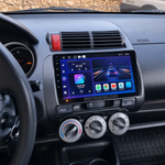 Монтирана Android мултимедия за Honda Jazz – реален изглед в автомобила – изглед 2