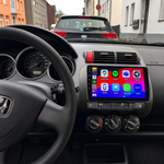 Монтирана Android мултимедия за Honda Jazz – реален изглед в автомобила – изглед 1