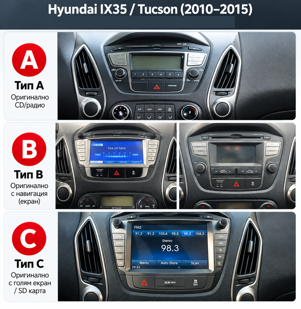 Hyundai IX 35 Tucson 2011-2014