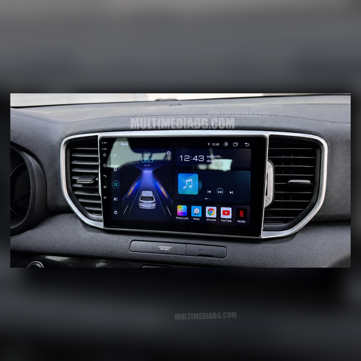 KIA Sportage 4 2016-2018 – Android мултимедия с CarPlay, GPS навигация и Bluetooth – реална инсталация в автомобила
