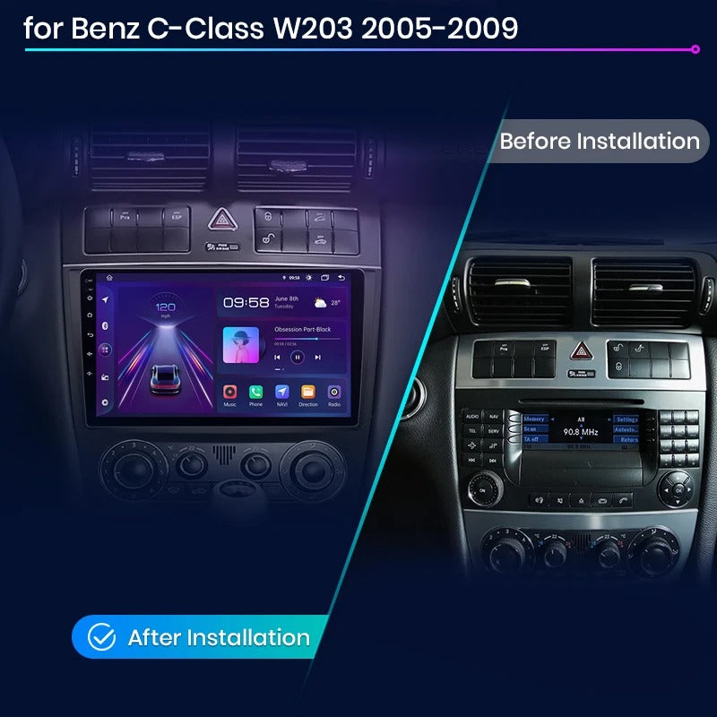 Mercedes C class W203 2005-2009 - multimediabg.com
