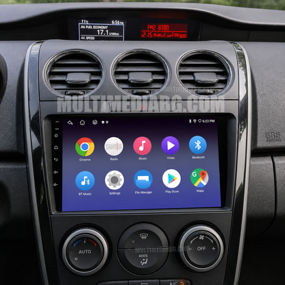 Mazda CX-7 2008-2015 – Android мултимедия с CarPlay, GPS навигация и Bluetooth – Android приложения след монтаж