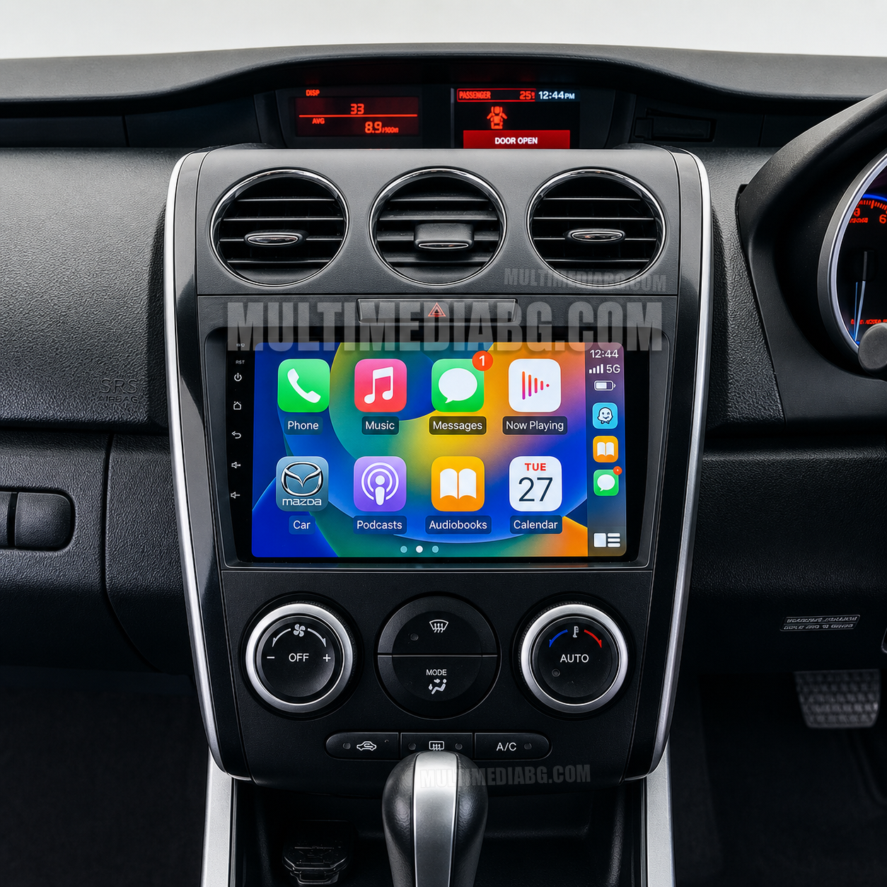 Mazda CX-7 2008-2015 – Android мултимедия с CarPlay, GPS навигация и Bluetooth – Apple CarPlay след монтаж