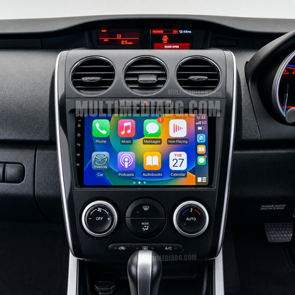 Mazda CX-7 2008-2015 – Android мултимедия с CarPlay, GPS навигация и Bluetooth – Apple CarPlay след монтаж