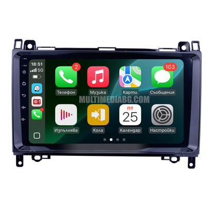 Mercedes B Class W245 (2004-2012) – Android мултимедия с CarPlay, GPS навигация и Bluetooth – GPS навигация след монтаж