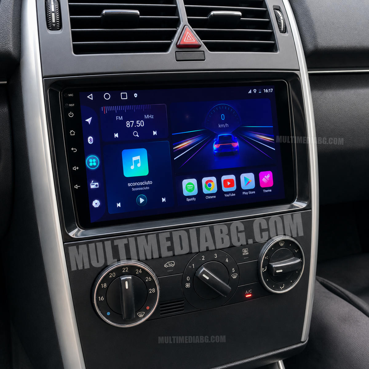 Mercedes B Class W245 (2004-2012) – Android мултимедия с CarPlay, GPS навигация и Bluetooth – Android приложения след монтаж