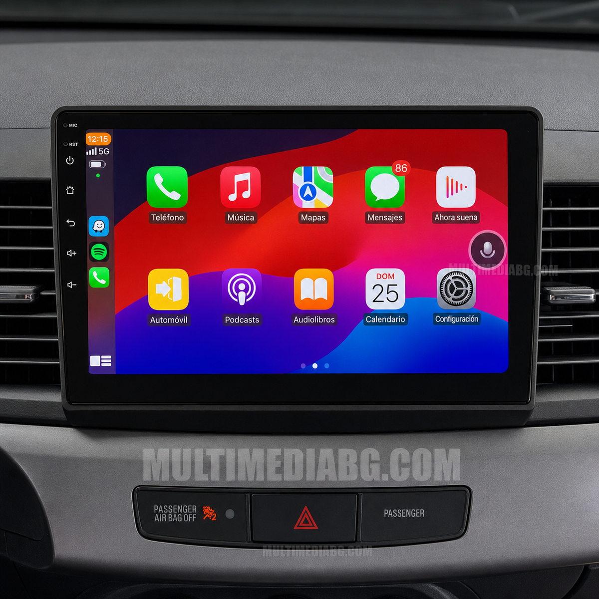 Mitsubishi Lancer 2 (2007-2017) – Android мултимедия с CarPlay, GPS навигация и Bluetooth – Apple CarPlay след монтаж