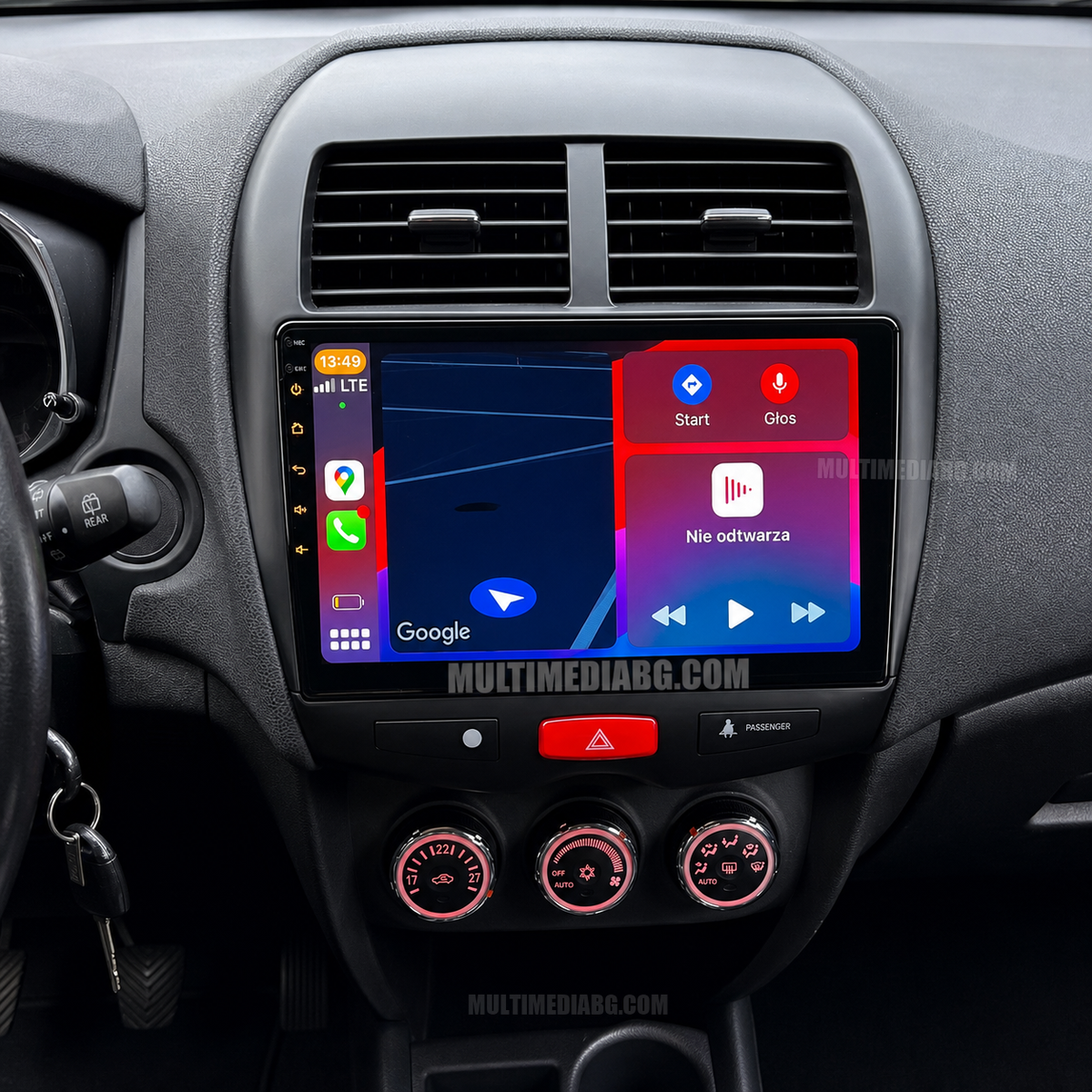 Mitsubishi Peugeot 4008 2010 - 2016 – Android мултимедия с CarPlay, GPS навигация и Bluetooth – GPS навигация след монтаж