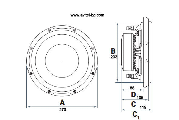 Субуфер Audison Prima APS 10D