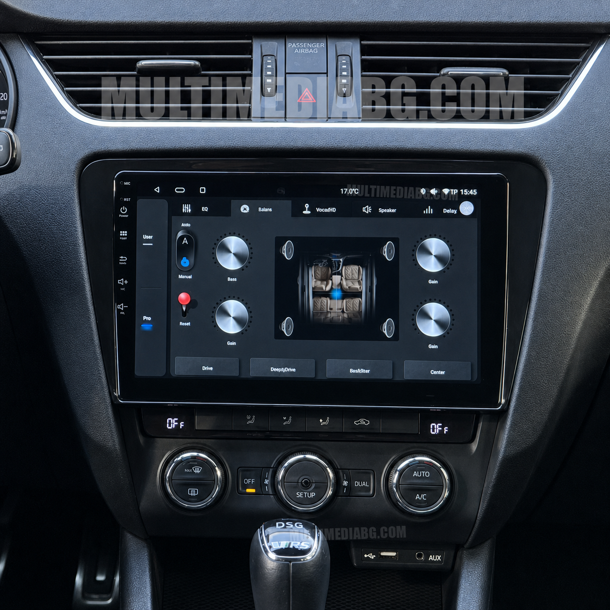 Skoda Octavia 3 2013 - 2018 – Android мултимедия с CarPlay, GPS навигация и Bluetooth – реална инсталация в автомобила