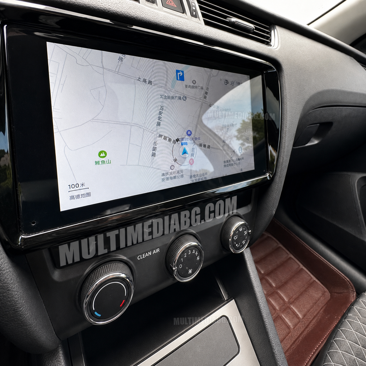 Skoda Octavia 3 2013 - 2018 – Android мултимедия с CarPlay, GPS навигация и Bluetooth – GPS навигация след монтаж