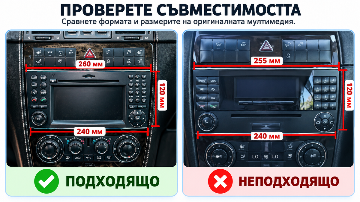 Mercedes G class W463 2006-2012 8"