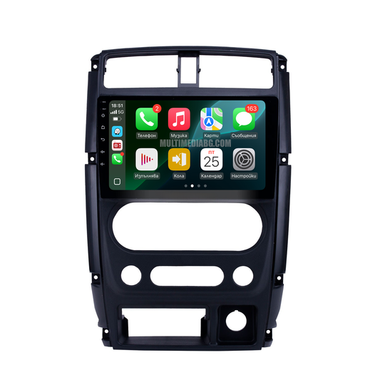 Suzuki Jimny 3 2005-2019 – Android мултимедия с CarPlay, GPS навигация и Bluetooth – GPS навигация след монтаж