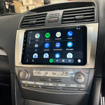 Монтирана Android мултимедия за Toyota Camry – реален изглед в автомобила – изглед 2