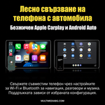 Безжичен Apple CarPlay и Android Auto