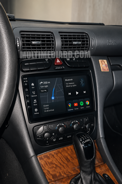 навигация за мерцедес ц клас w203 9"